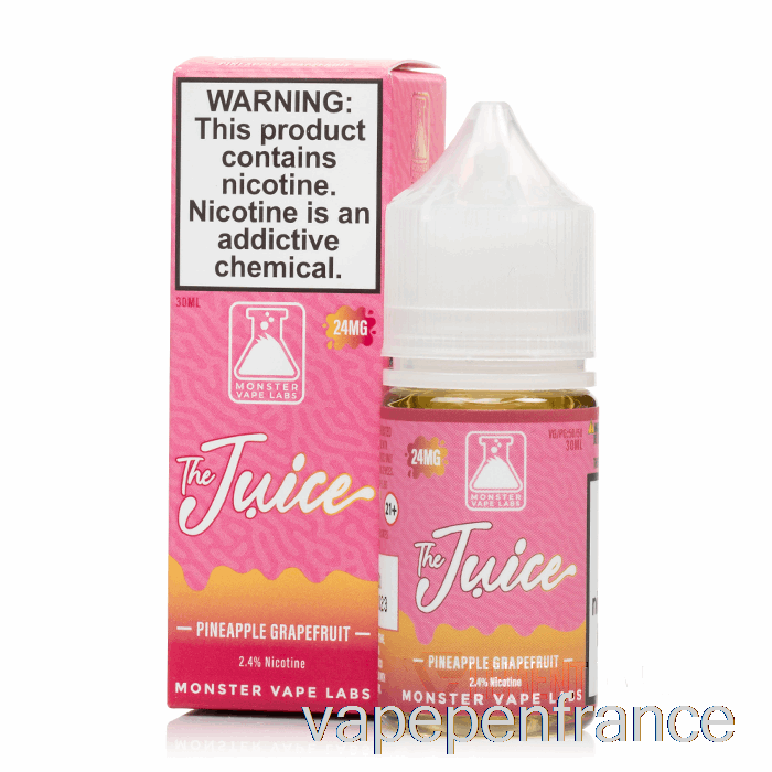 Pamplemousse Ananas - Les Sels De Jus - Stylo Vape 30ml 48mg